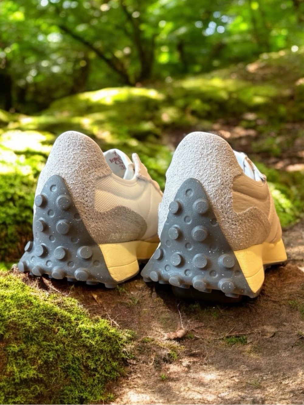 New Balance 327 Grey Sea Salt Raincloud Sneakers - Picture 5 of 16